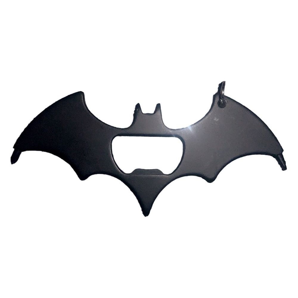 Metal Batman bottle opener keychain